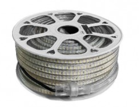 Kit ruban Led 50ml 144 Led/ml IP65 220V 6000°K avec alim. + embouts à vis