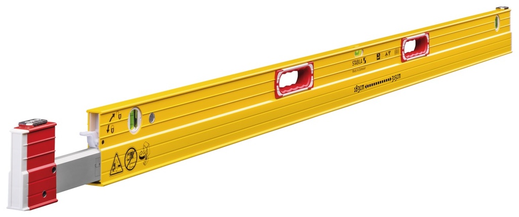 Telescopic spirit level Type 106 T (ideal for timber construction), 183–315 cm