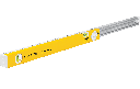 Niveau à bulle télescopique Type 80 T (idéal pour mesures intérieures), 61–103 cm