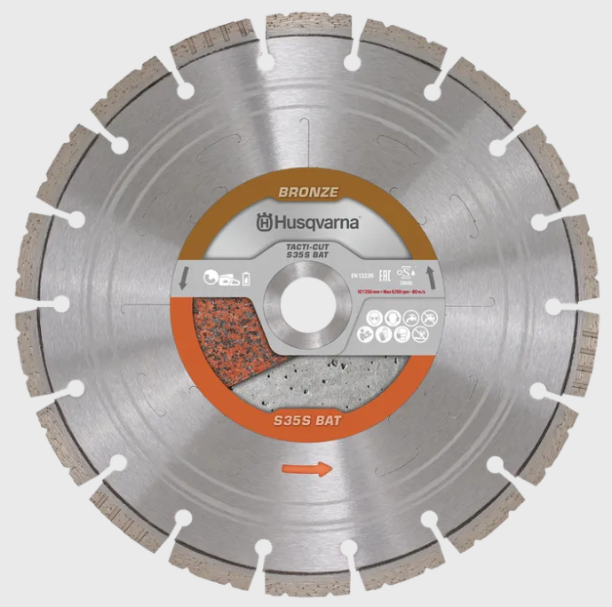 Tacti-cut S35 Silence 250mm disc - K540i (intensive use)