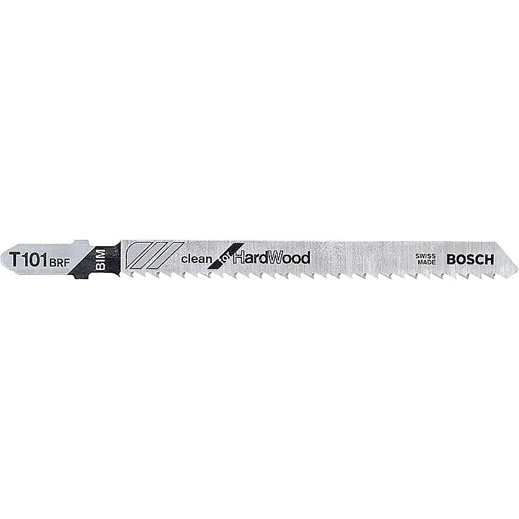 5 Lames scie sauteuse BIM Bois dur 100mm T101BRF