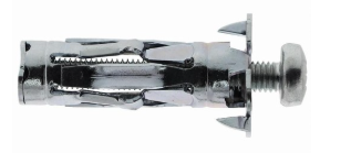 Cheville STELLIX 4X35/15 + vis Diamètre 4 (Bidon de 150/ Diam de perçage 8mm)
