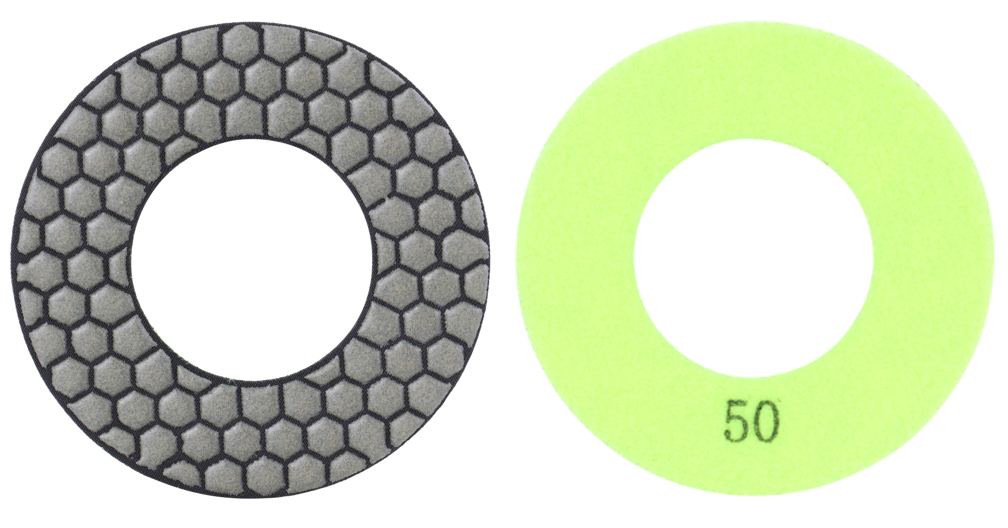 Professional diamond pad for concrete finishing 130x70 - Sold individually