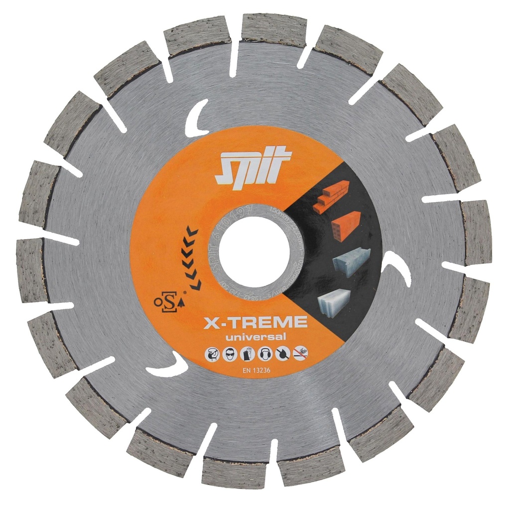 Pack 2 disques diamant Diam. 140mm XTREME Universel/Multimatériaux pour D60