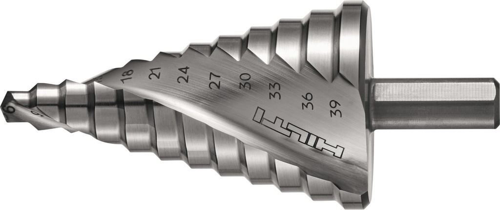 Stepped drill bit 6-39 /3