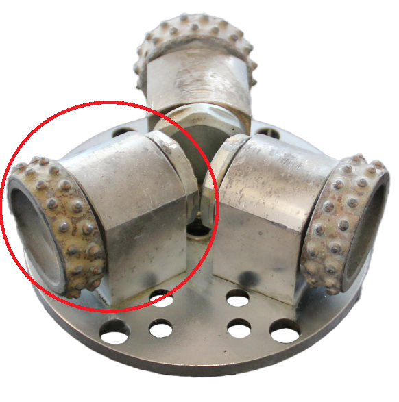 STX7 bush hammer for 150mm bush hammering plate