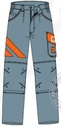 Pantalon BY BAT IDF été poche tissu maîtrise