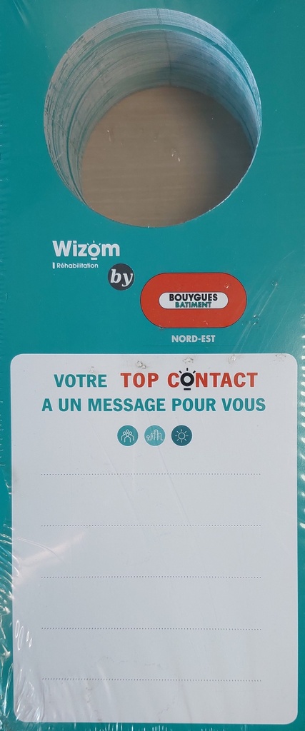 WIZOM REHABILITATION LOT OF 200 DOOR STICKS 190X120MM BY NORD-EST