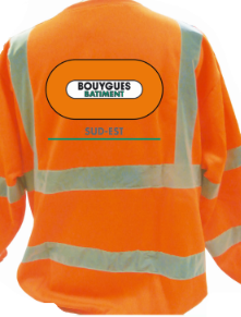 Sweat-shirt HV BY BAT SUD EST dos - Classe 3