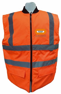 Gilet chaud réversible hv BY BAT ILE DE FRANCE