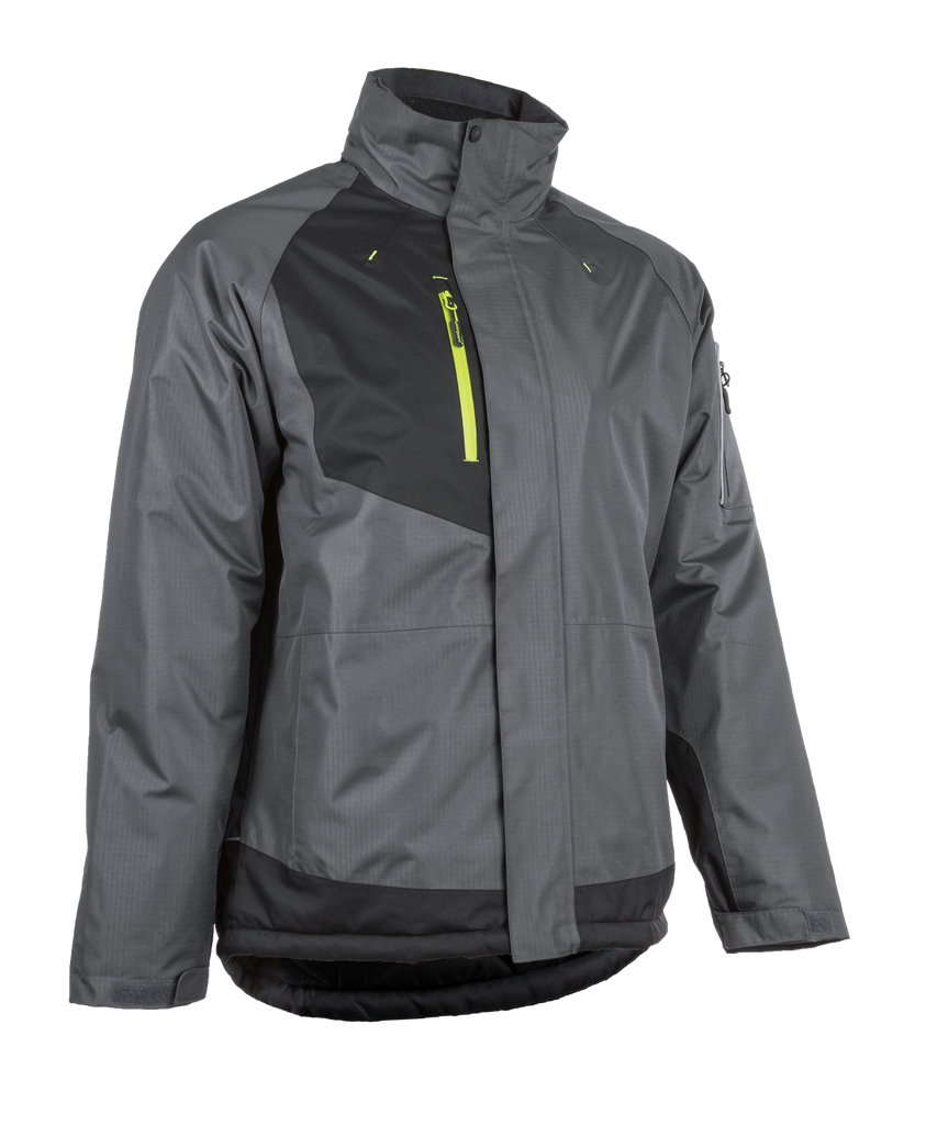 Yuzu Ripstop Parka with fleece lining and long back