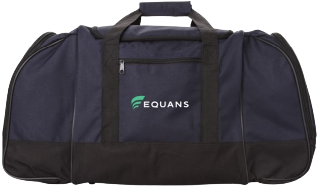 Sac de transport bleu marine 67x26x34cm - 55L - logo EQUANS (sur cde)