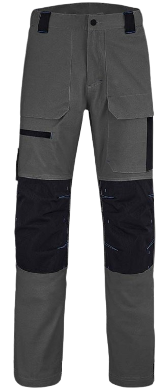 Access Stretch Work Trousers - Charcoal Grey / Black