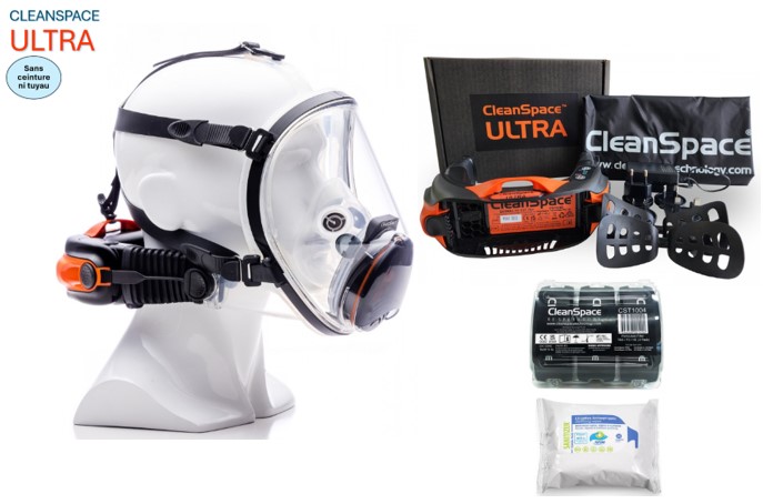 Kit de démarrage – Masque complet à ventilation assistée CleanSpace ULTRA