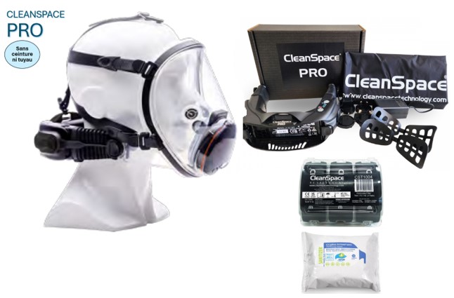 Kit de démarrage – Masque complet à ventilation assistée CleanSpace PRO