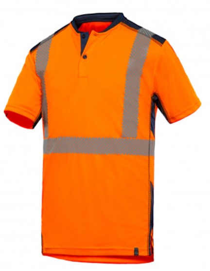 Polo manches courtes orange HV Takamaka (sur cde)