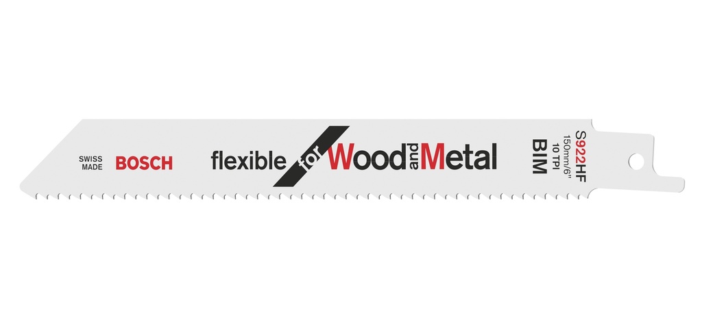 S922HF sabre saw blade for nailed wood 150mm