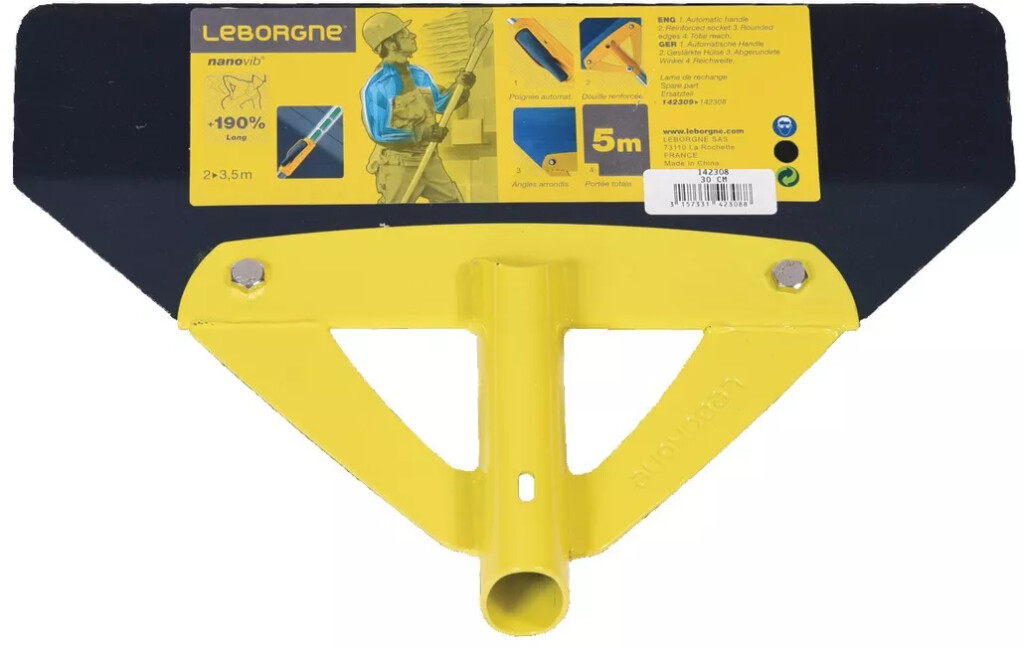 Grattoir / Racloir 30cm sans manche Nanovib pour grattoir télescopique LEBORGNE