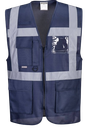Gilet de signalisation multipoches pour risques modérés