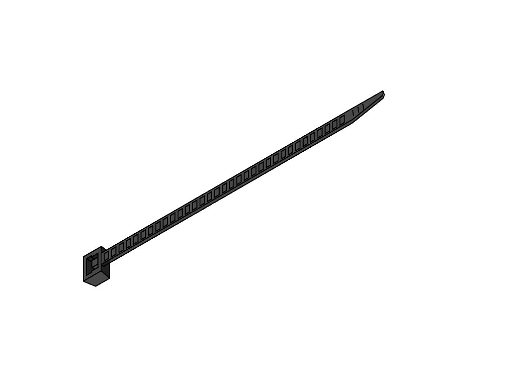 Collier d'attache câble ECT-B 280X7.5 (Lot de 100)