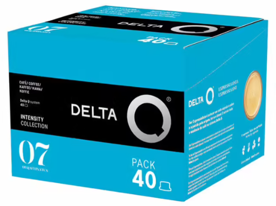 Pack 40 capsules Delta Q décafeiné N°7