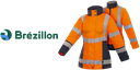 Parka 4 en 1 HV orange Femme respirant Logo Dos - parka + gilet intérieur