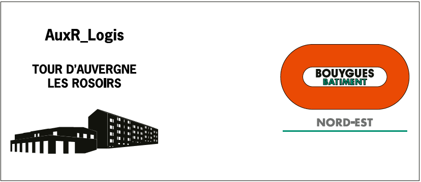 Mug céramique blanche 350ml BY BAT NORD EST - AuxR Logis + Tour d'Auvergne Les Rosoirs + photo croquis