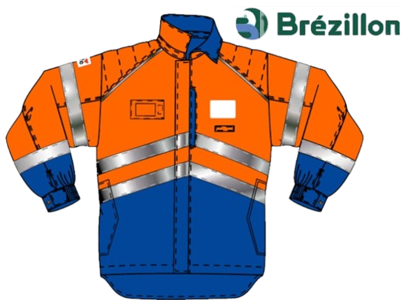 Blouson BREZILLON été minorange