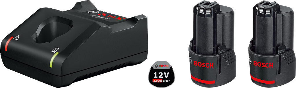 Pack 2 batteries 12V 2Ah + 1 chargeur