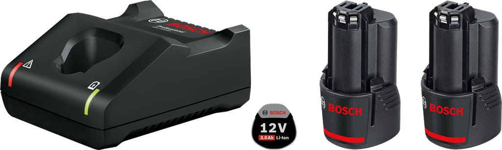 Pack 2 batteries 12V 3Ah + 1 chargeur