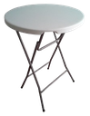 Table Haute Mange debout pliante polyéthylène 81.3x110cm