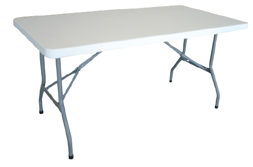 TABLE POLYETHYLENE PLIANTE 