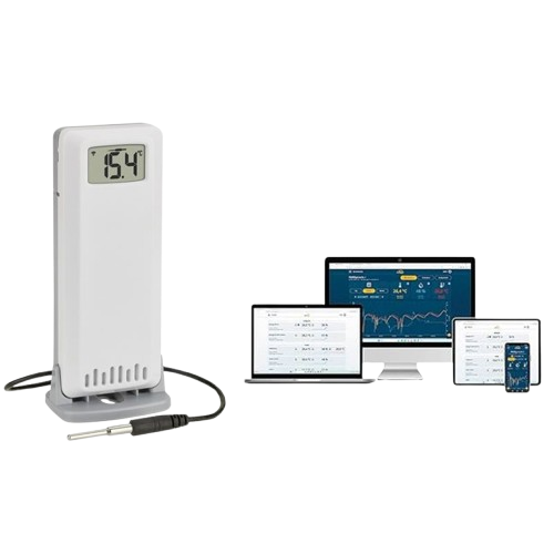 Sonde filaire connectée plateforme web - Emetteur Thermomètre / 