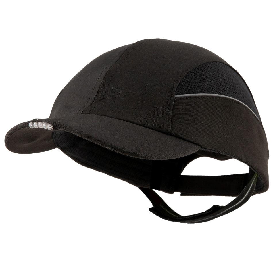 Casquette toute saison Noire Covercap logotée EQUANS  avec Led