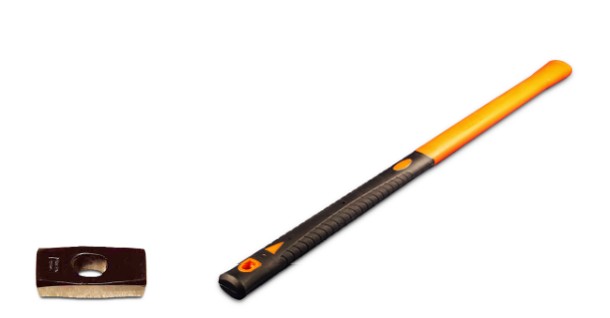 Tête de masse couple 4Kg + Manche de masse fibre Long. 90cm Diam. 51/32mm
