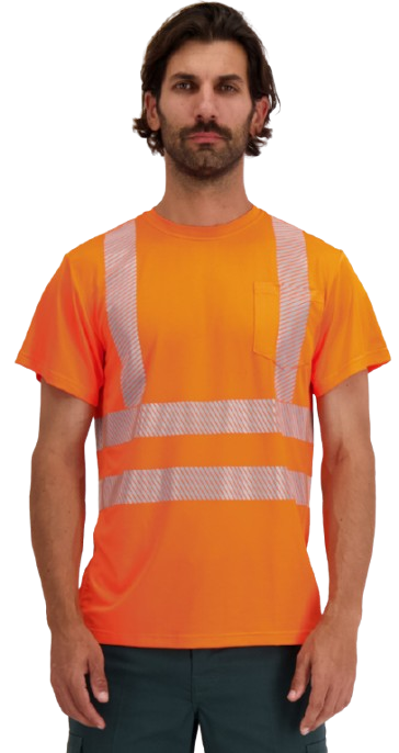 Tee-shirt technique ultra respirant HV COOLTECH manches courtes - orange