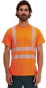 Tee-shirt technique ultra respirant HV COOLTECH manches courtes - orange