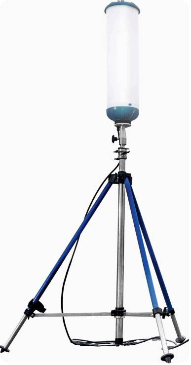 Energytube XL projecteur led a 360D de 500W et trepied professionnel XXL