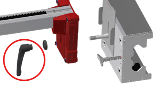 Poignée indexable pour SD 400