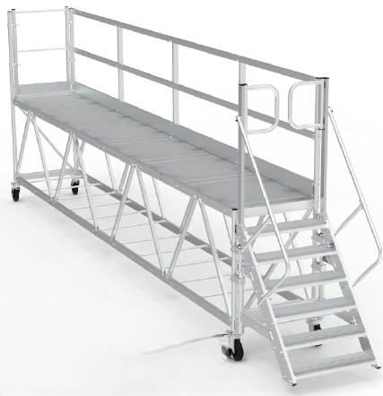 Quai de dechargement mobile pour camion-plateau de 6Metres (modele Ultralu)