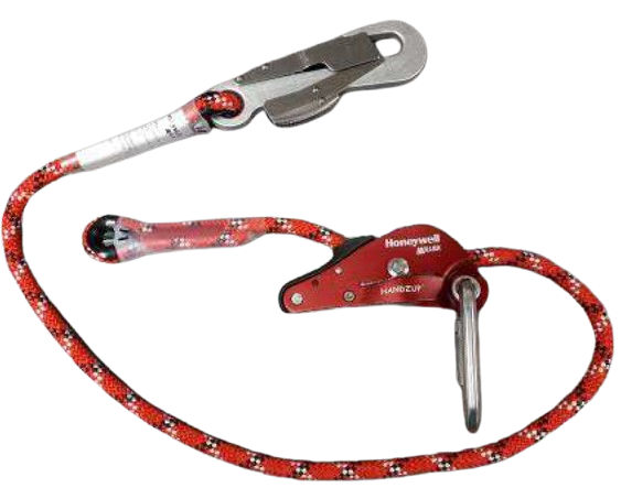 Longe HandZup Dyneema 5m + mousqueton 1/4 tour + RAPIDEX 2000