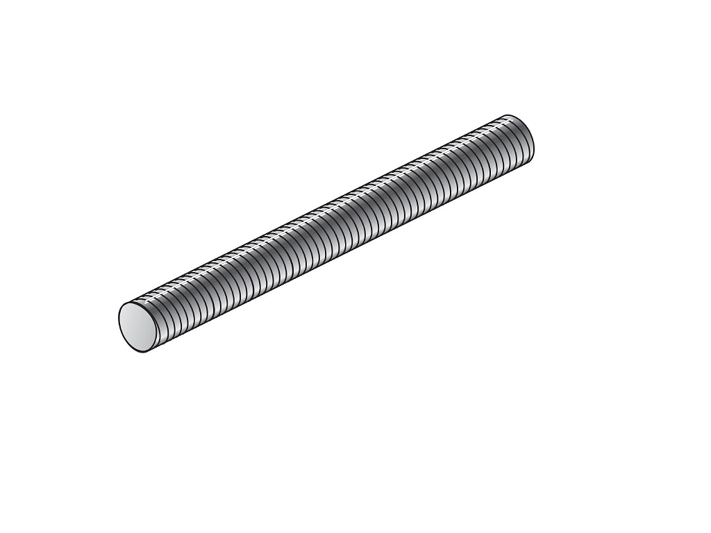 TIGE FILETEE AM12X1000 A2-70 INOX LOT DE 5 -58945