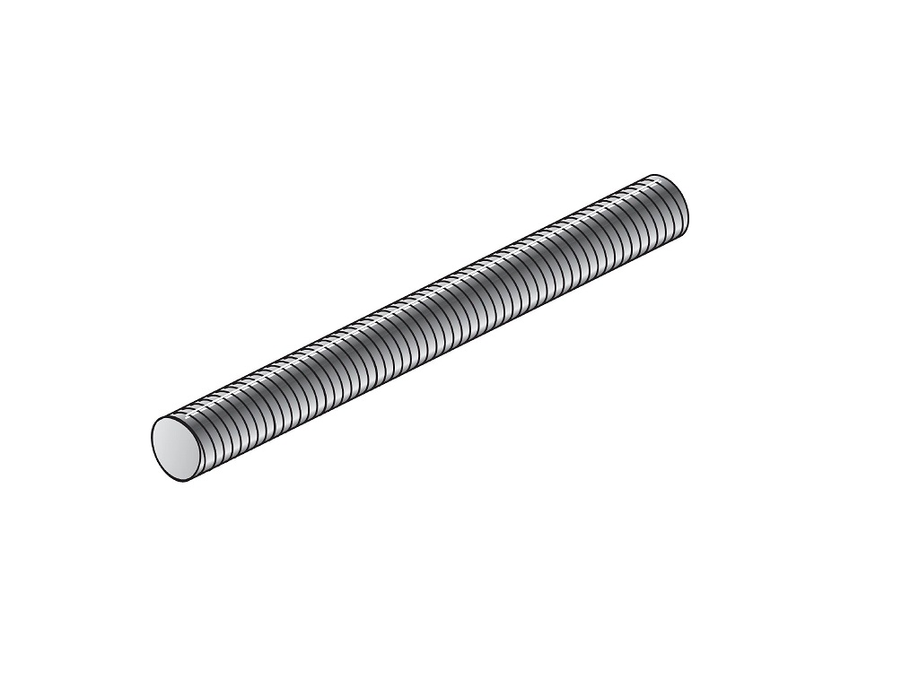 THREADED ROD AM6X1000 4.8 LOT OF 20 -339792
