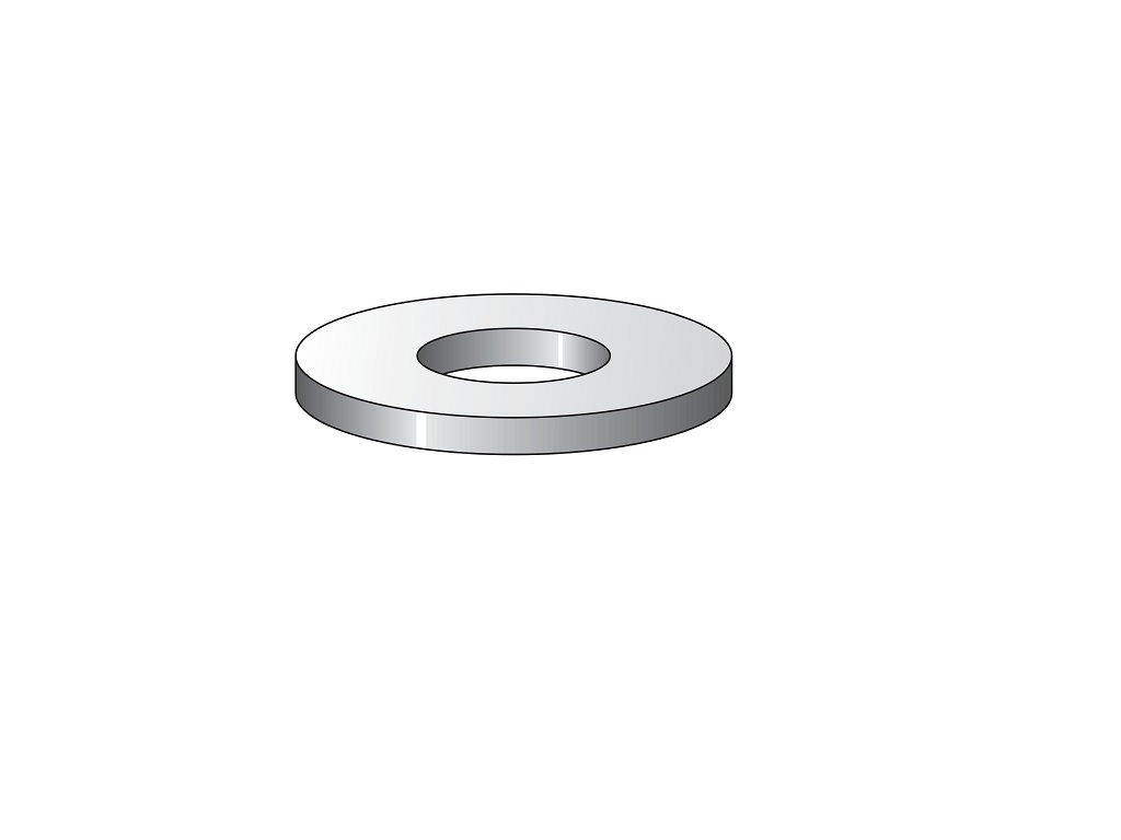 Rondelle plate 12 13x24x2,5 Zn ISO7089 2