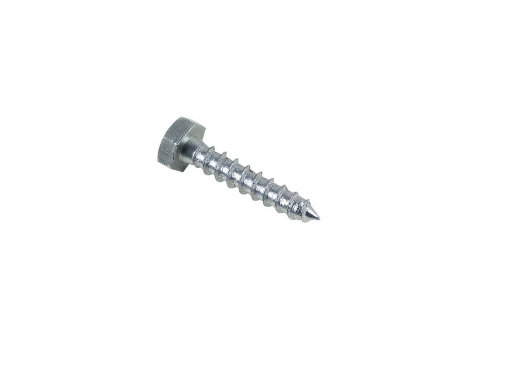 TH wood screws (lag screw) M 10x80 zinc-plated (Box of 100)