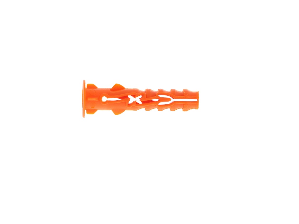 Cheville Nylon 8x40 avec collerette (Bidon de 300)
