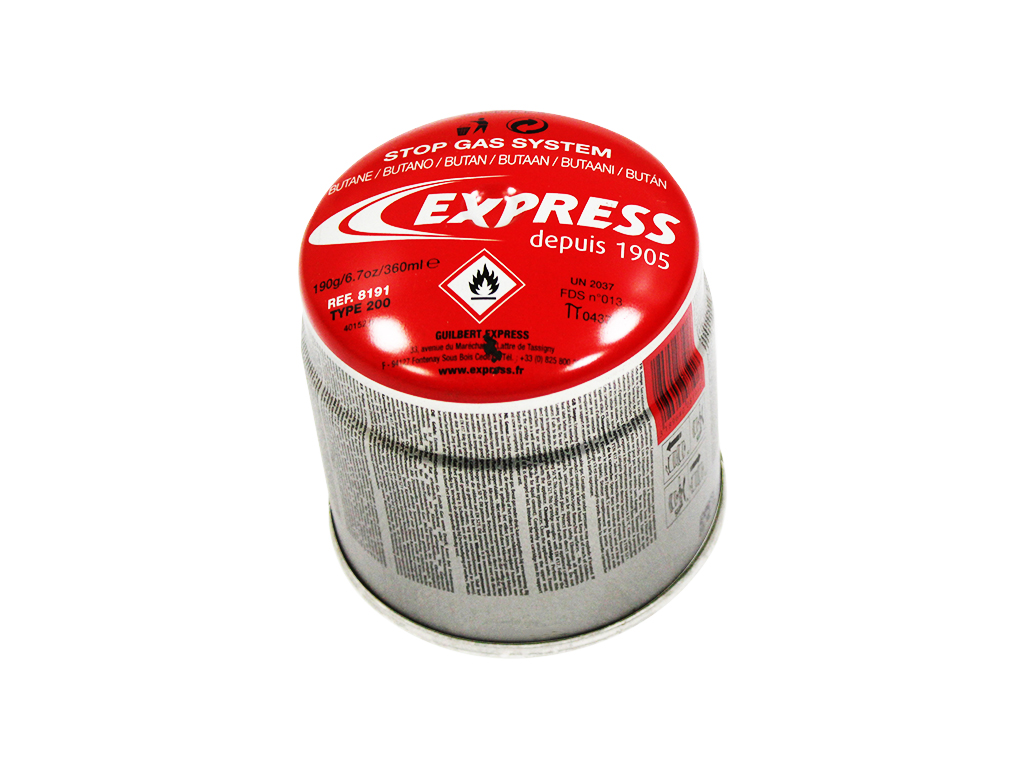 190G/345Ml butane gas cartridge for Primera lamp