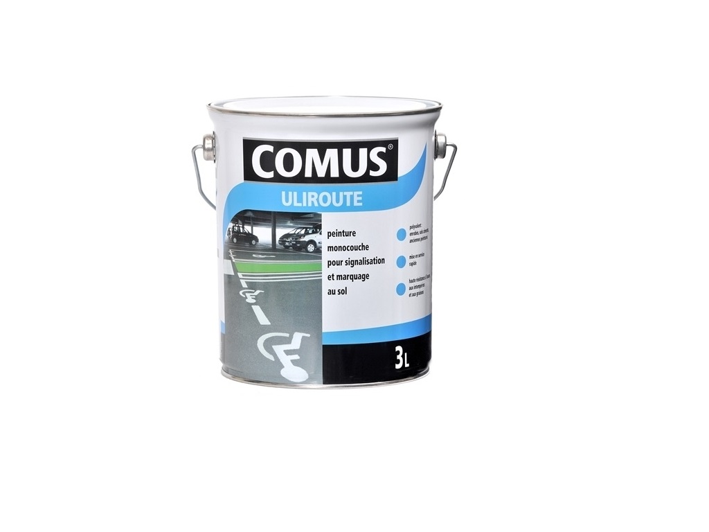 Peinture de sol jaune Uliroute (Pot de 3L)
