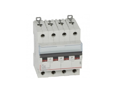 Disjoncteur 4P 32A courbe C