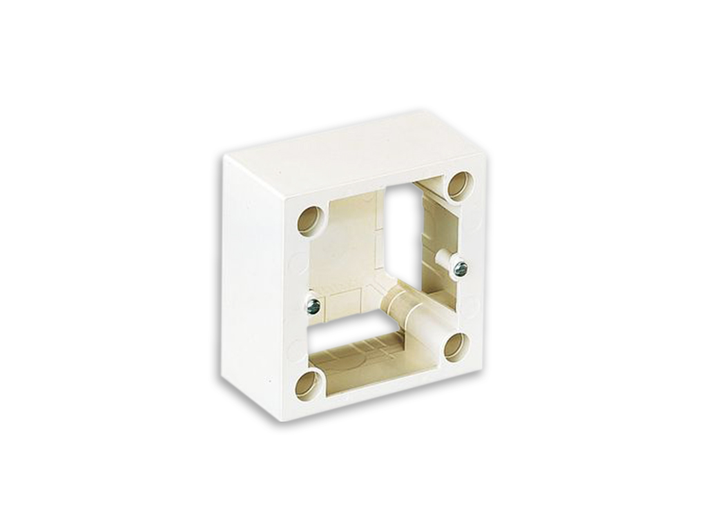 Cadre ebenoid blanc 80x80x40